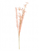 Fleurs de jasmin artificielles rose pastel sur tige 68 cm