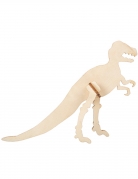 8 marque-places en bois dinosaures 3d t-rex pour anniversaire
