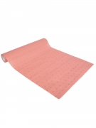 Chemin de table lavable plumetis vieux rose 28 cm x 5 m réutilisable
