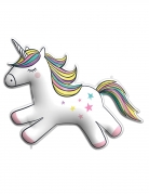 Ballon géant en aluminium unicorn rainbow 95 cm pour anniversaire