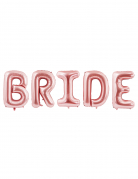 5 ballons lettres bride rose gold 280 x 86 cm pour evjf