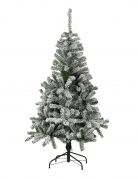 Sapin artificiel luxe effet enneigé 210 cm réaliste et stable