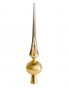 Cimier pour sapin or 28 cm en forme de pic