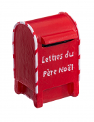 Petite boite aux lettres père Noël pour village