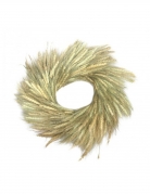 Couronne épis de blé 38 cm, décoration champêtre naturelle