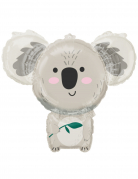 Ballon en aluminium koala eucalyptus 71 cm gonflable