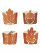 8 habillages à gobelets automne et Halloween