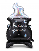 Ballon en aluminium géant chaudron 64 x 109 cm hocus pocus iridescent