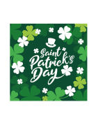 12 serviettes Saint Patrick 16 x 16 cm
