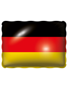 Ballon Aluminium Drapeau Allemagne 32 x 45 cm