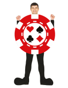 Déguisement jeton de poker adulte
