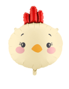 Ballon aluminium Poulet 51 x 59 cm