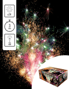 Feu d'artifice Portable® luxe de proximité, 24 tirs 3 min