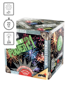 Feu d'artifice compact fire Power® Baby Power®, 21 tirs, 20 secondes