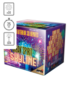 Feu d'artifice compact Urban® Spirit Skyline®, 30 tirs, 25 secondes