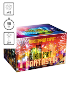 Feu d'artifice compact Urban® Spirit Fantastik®, 48 tirs, 50 secondes