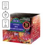 Feu d'artifice compact Champs-Élysées® Le 31, 36 tirs, 34 secondes
