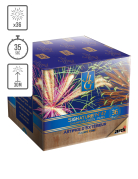 Feu d'artifice compact crépitant Signature® n°47 by JLG, 36 tirs, 35 secondes