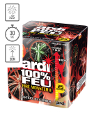 Feu d'artifice compact 100% feu Fire Monster II, 25 tirs 30 sec