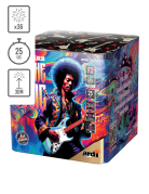 Feu d'artifice compact Records Psychedelic®, 36 tirs 25 sec