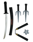 Set accessoires de ninja 5 pièces