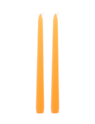 2 Bougies chandelles orange 25 cm