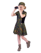 Déguisement Soldat robe fille