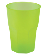 Gobelet plastique givré vert anis 42 cl