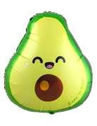 Ballon aluminium Avocat Kawaï 52 x 60 cm